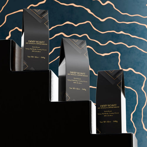Deep Roast 12oz whole bean coffee bag